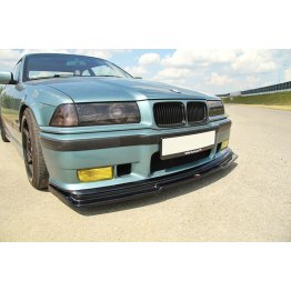 Накладка сплиттер на передний бампер Вар2 на BMW 3 E36 M3